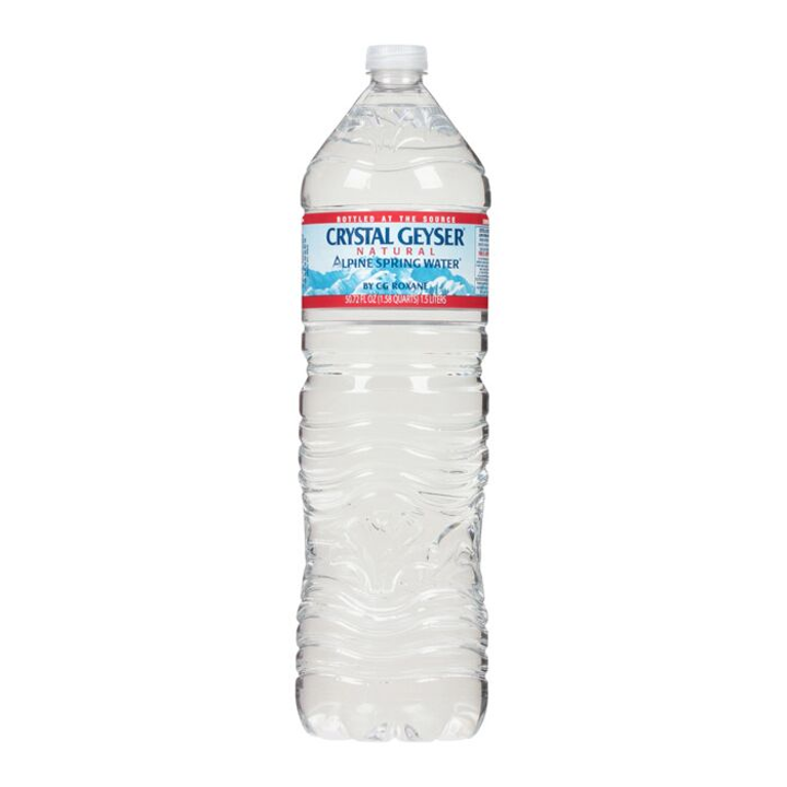 RTD: Water: Crystal Geyser: 1.5 liter (12pk)