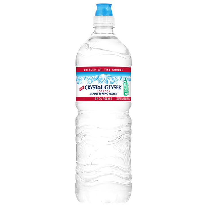 RTD: Water: Crystal Geyser: 23oz Sport Cap (24pk)