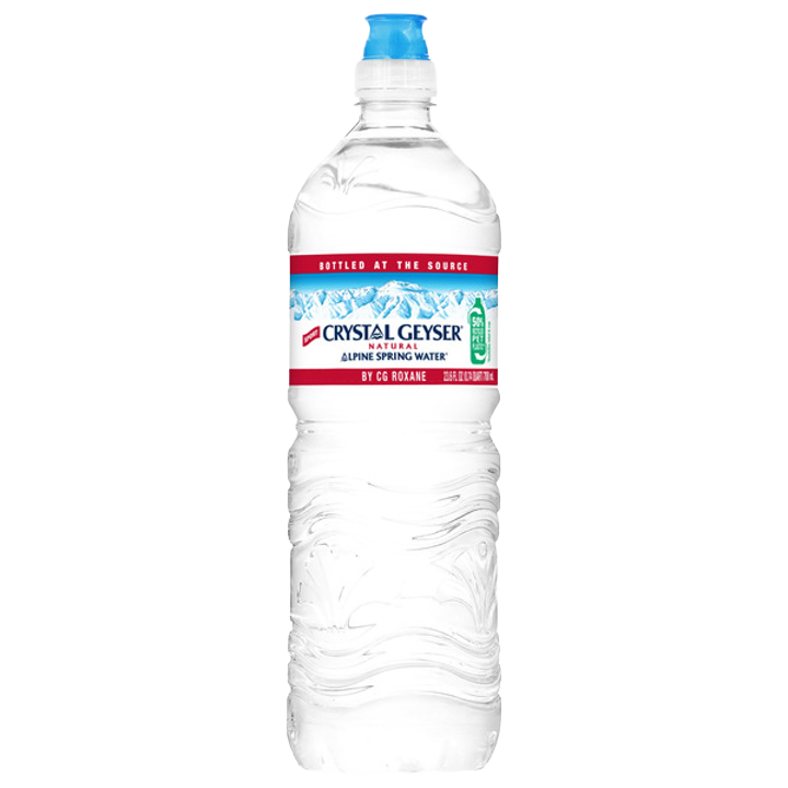 RTD: Water: Crystal Geyser: 23oz Sport Cap (24pk)