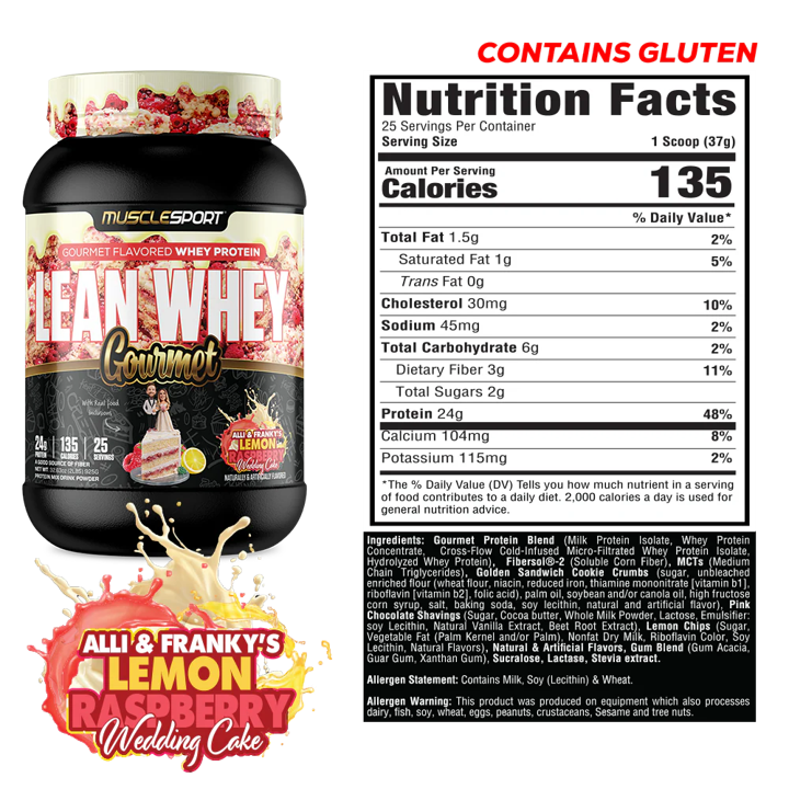 Musclesport: Lean Whey Gourmet (2lb)