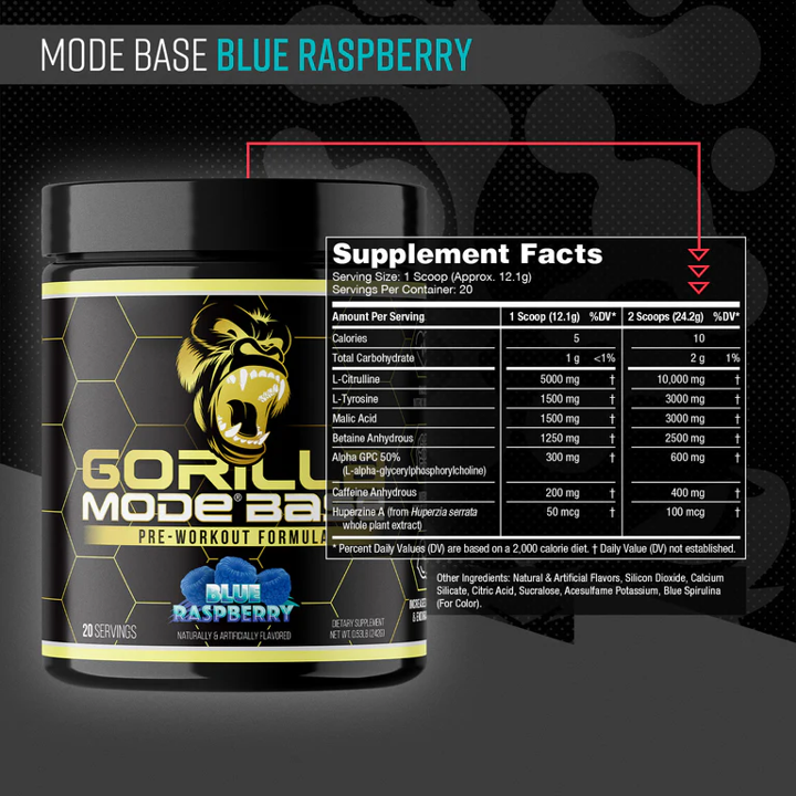 Gorilla Mind: Gorilla Mode Base (240g)