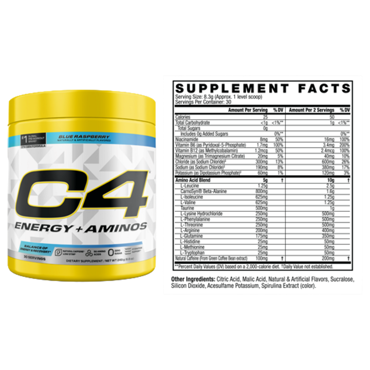 Cellucor: C4 Energy + Aminos (255g)
