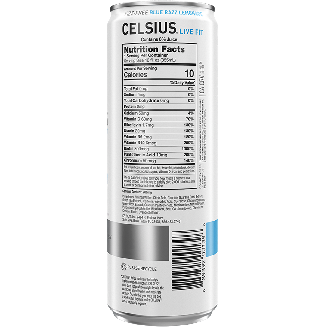 CELSIUS Fizz Free (12oz/12pk)