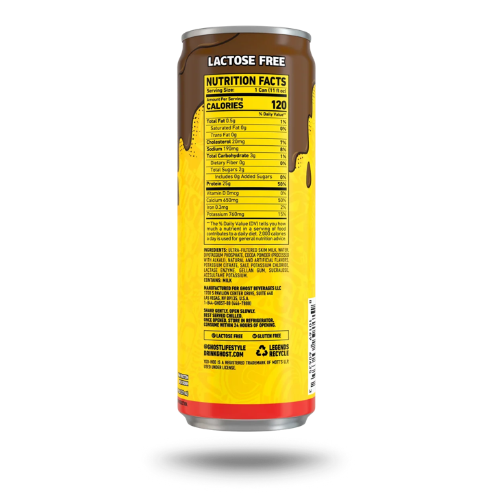 RTD: Ghost Protein: Yoohoo: Chocolate (12/12oz)