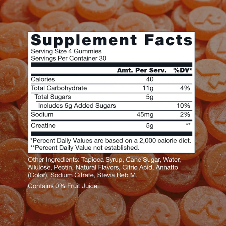 RAW Nutrition: Creatine Gummies (120)