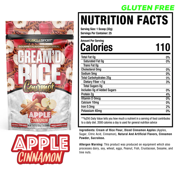 Musclesport: Cream'd Rice (800g)