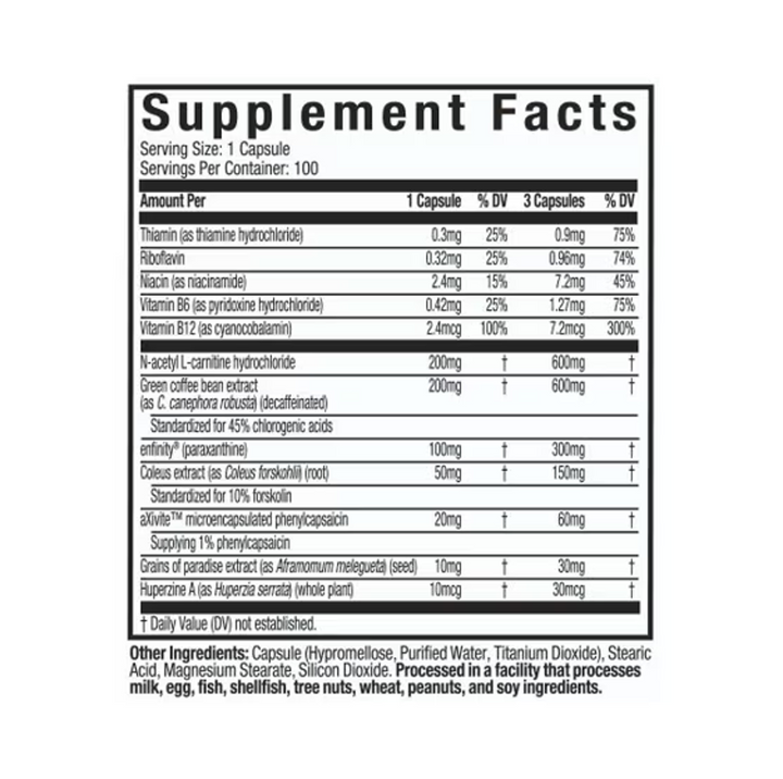 Muscletech: Burn IQ Smart Thermo Pill (100 caps)