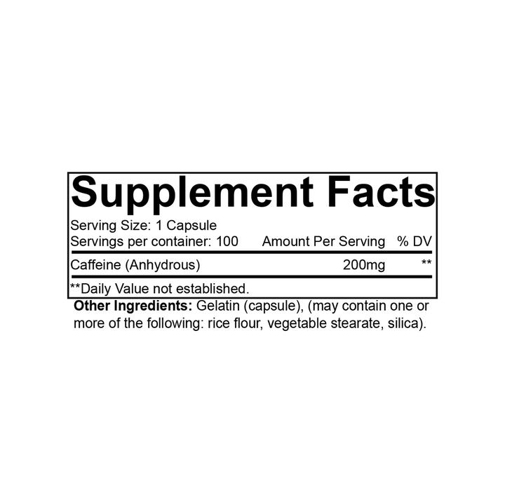 Nutrakey: Caffeine Caps (100 caps)