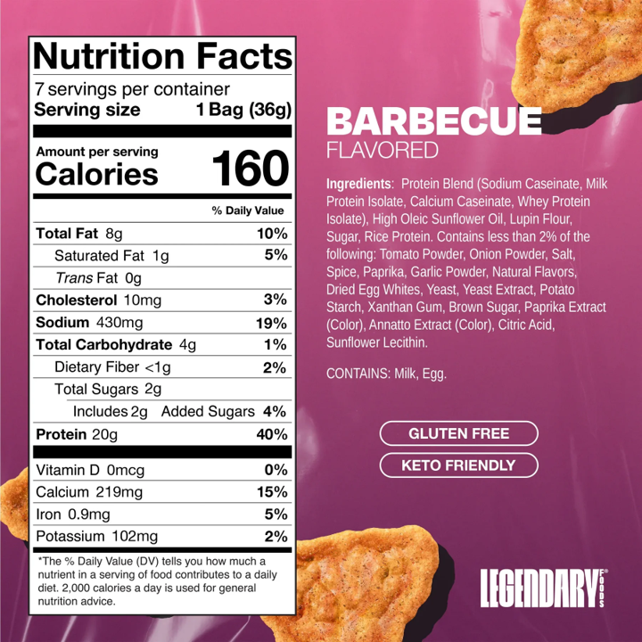 Legendary Popped Protein Chips | 7 Pack