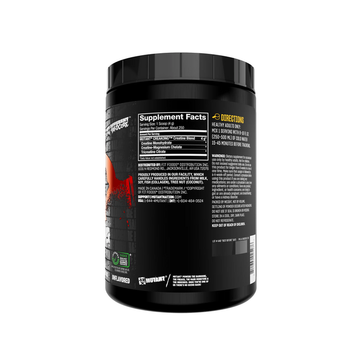 Mutant: CREAKONG (300g & 1kg) - Advanced Creatine Formula
