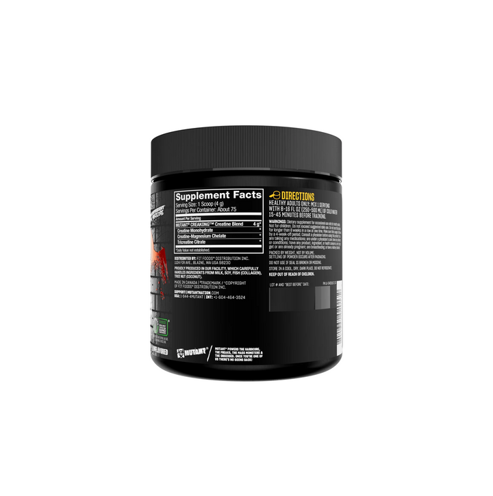 Mutant: CREAKONG (300g & 1kg) - Advanced Creatine Formula