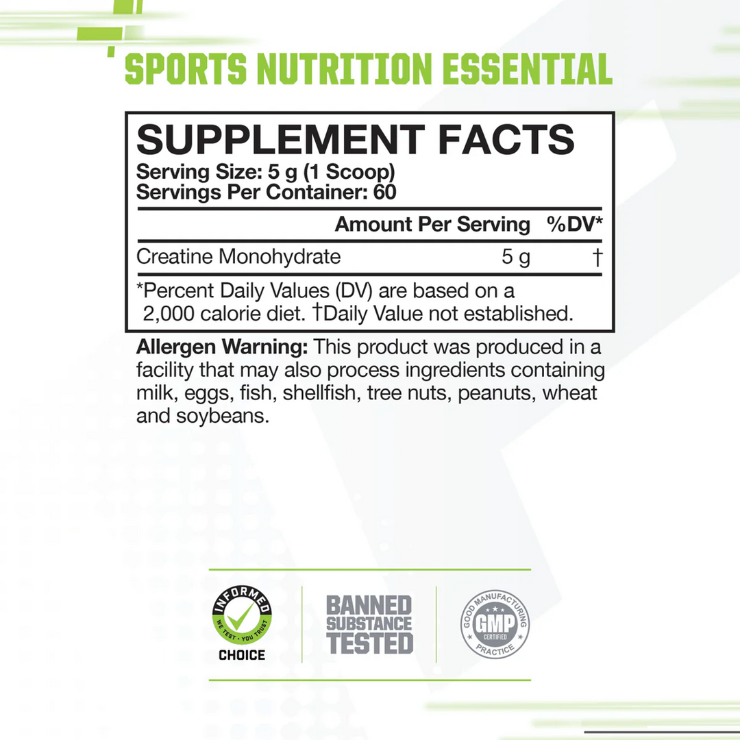 MusclePharm: Creatine Monohydrate Powder (300g Bag)