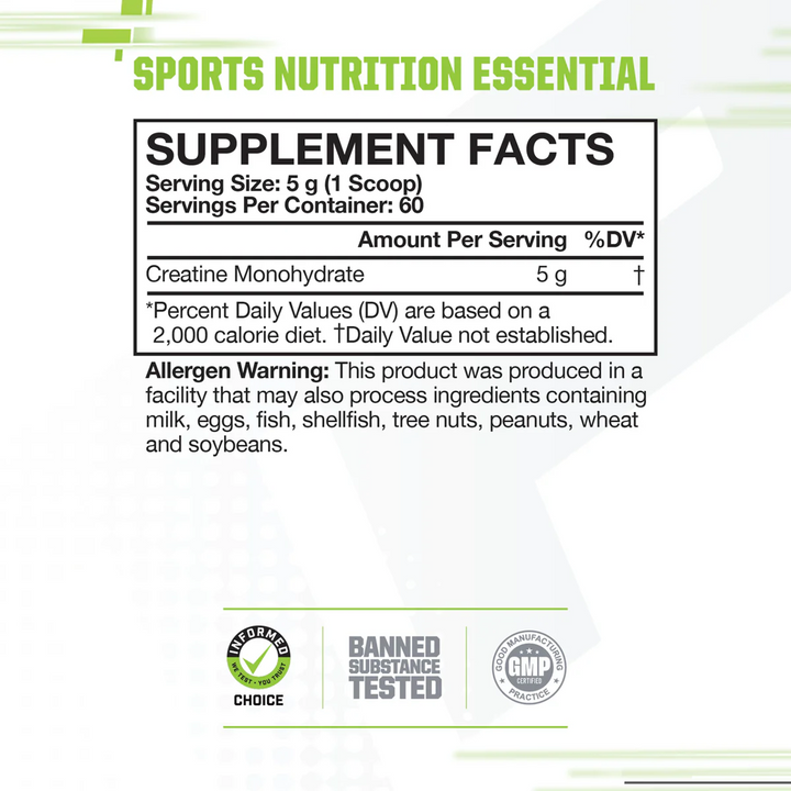 MusclePharm: Creatine Monohydrate Powder (300g Bag)