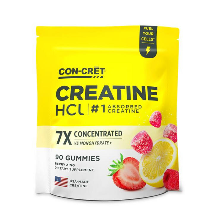 Con-Cret: Creatine HCL: Gummies Berry Zing (90)