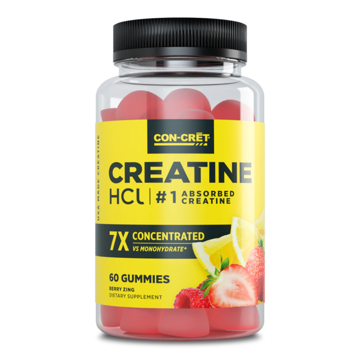 Con-Cret: Creatine HCL: Gummies Berry Zing (60)