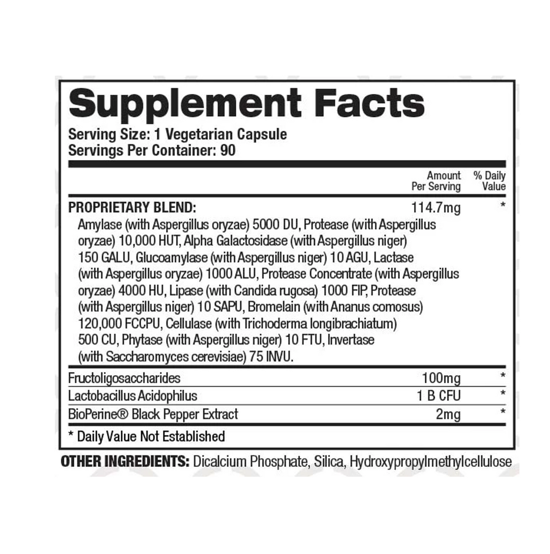 Top Secret: Digestive Enzymes Pre & Probiotics (90 cnt)