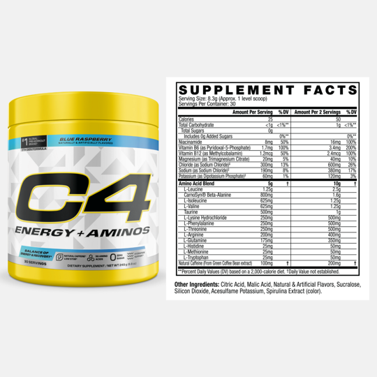Cellucor: C4 Energy + Aminos (255g)