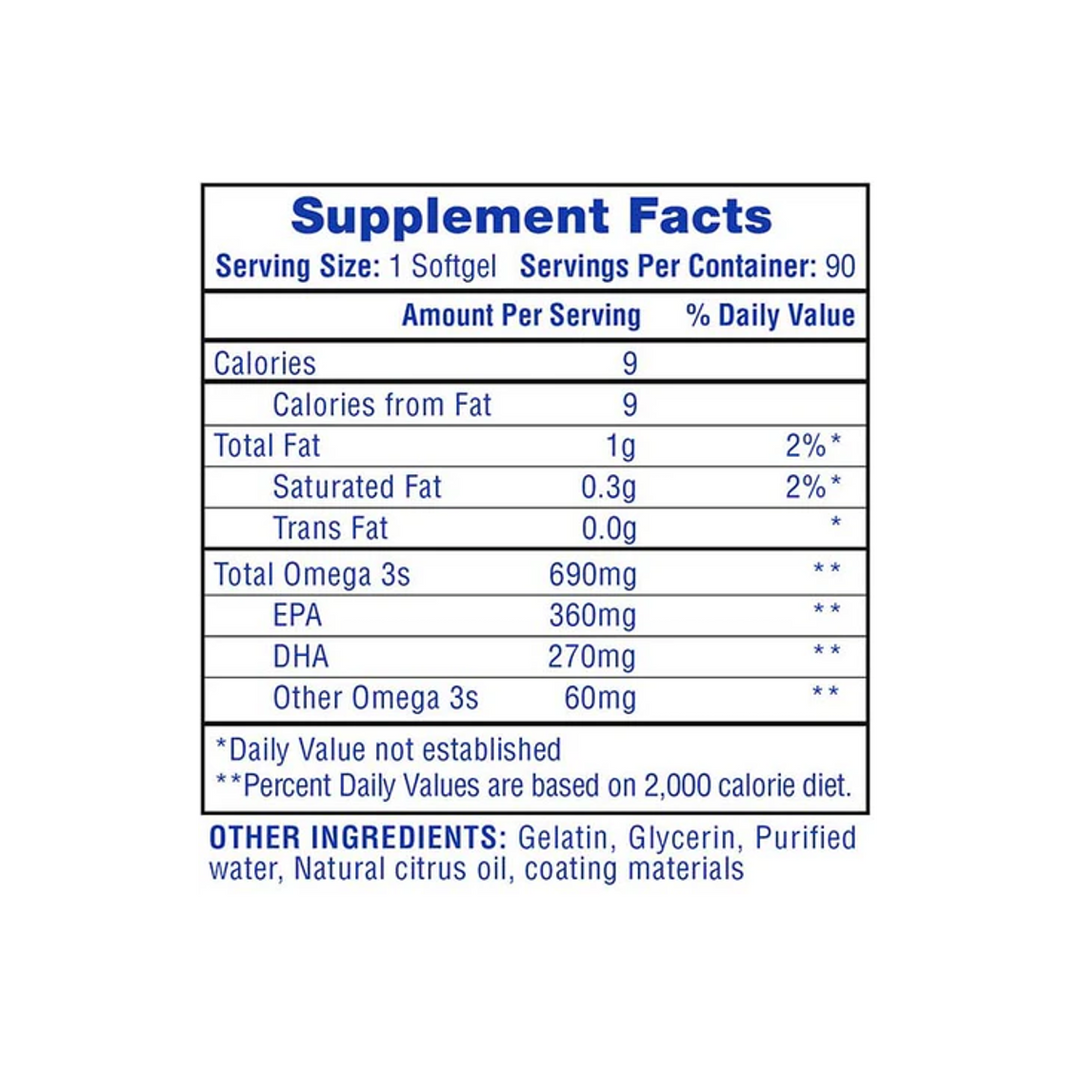 Hi-Tech: Fish Oil (90 softgels)