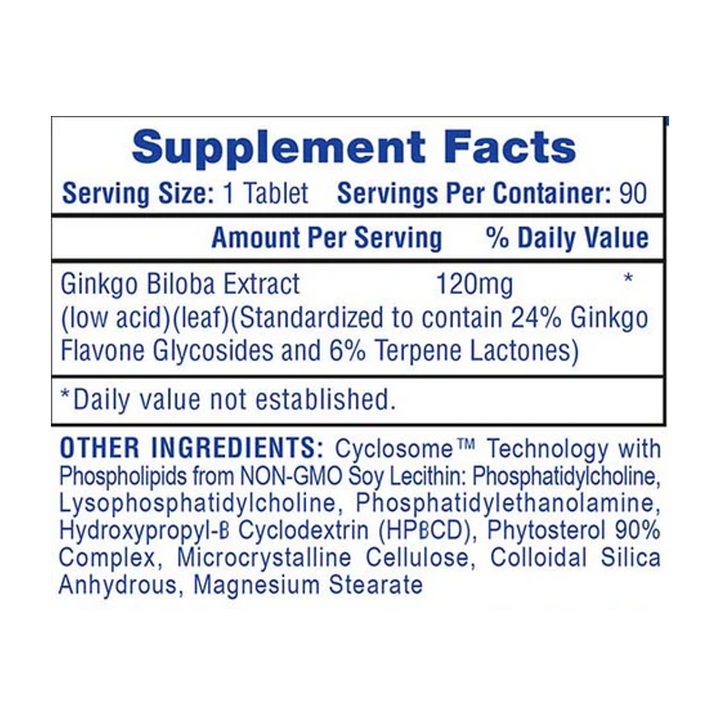 Hi-Tech: Ginko Biloba (90 tablets