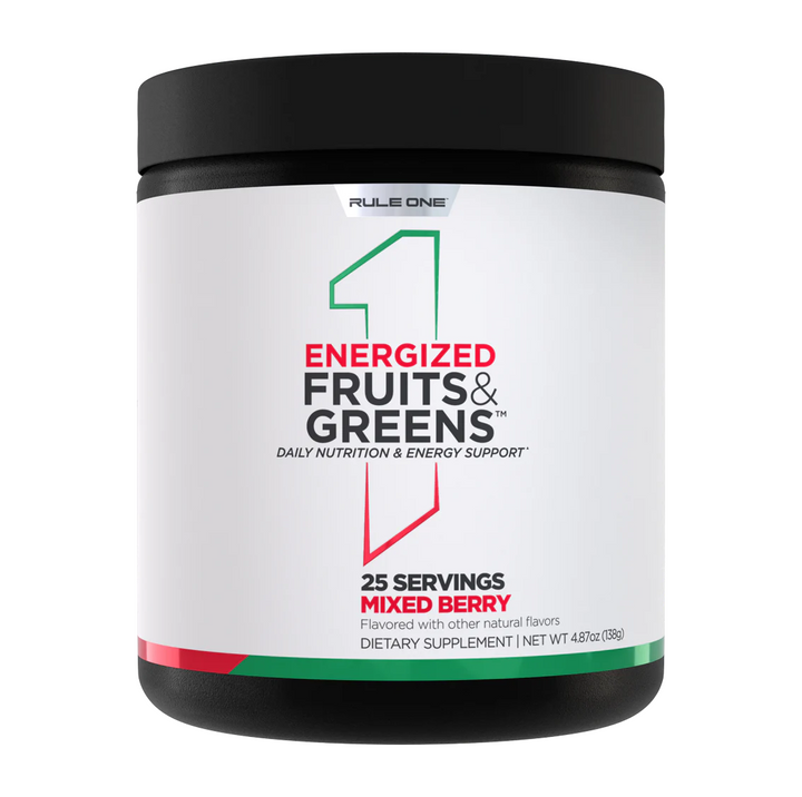 Rule One: R1 Fruits & Greens Energized: 25 srv Berry