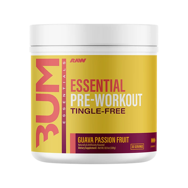 RAW: CBUM Essential Pre-Workout Tingle Free (400g)
