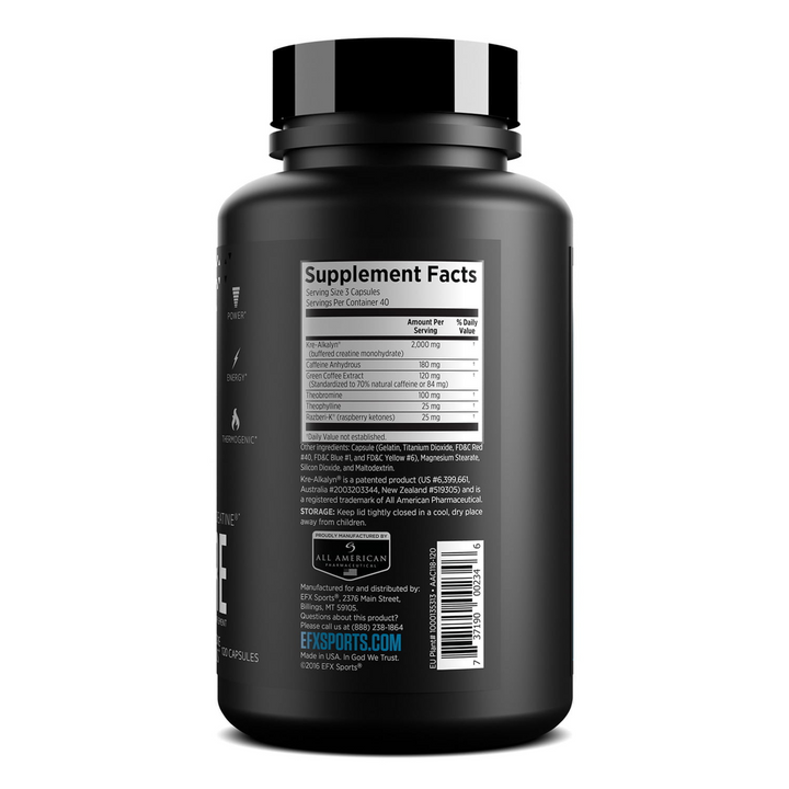 EFX: Kre-Alkalyn Harcore Caps (120 caps)