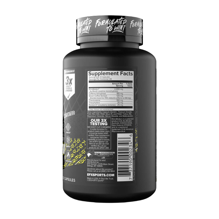 EFX: Kre-Alkalyn Harcore Caps (120 caps)
