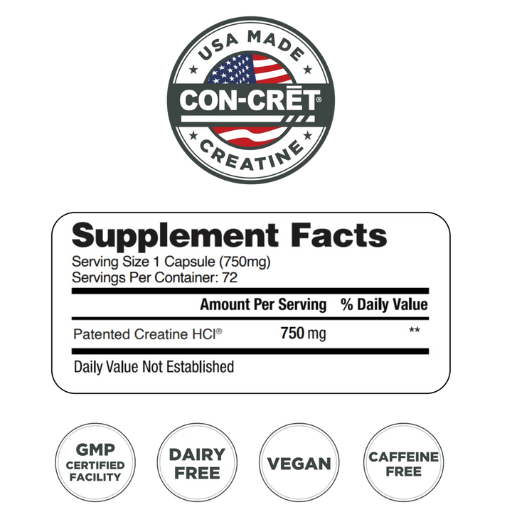 Con-Cret: Creatine HCL: Orig Capsules