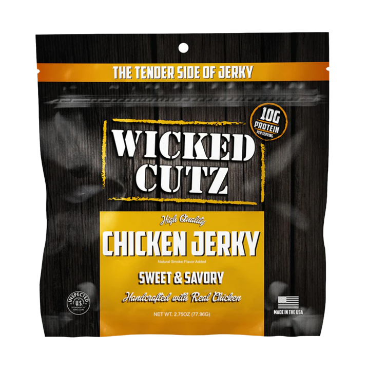 Wicked Cutz: Chicken Jerky (2.75oz/8pk)