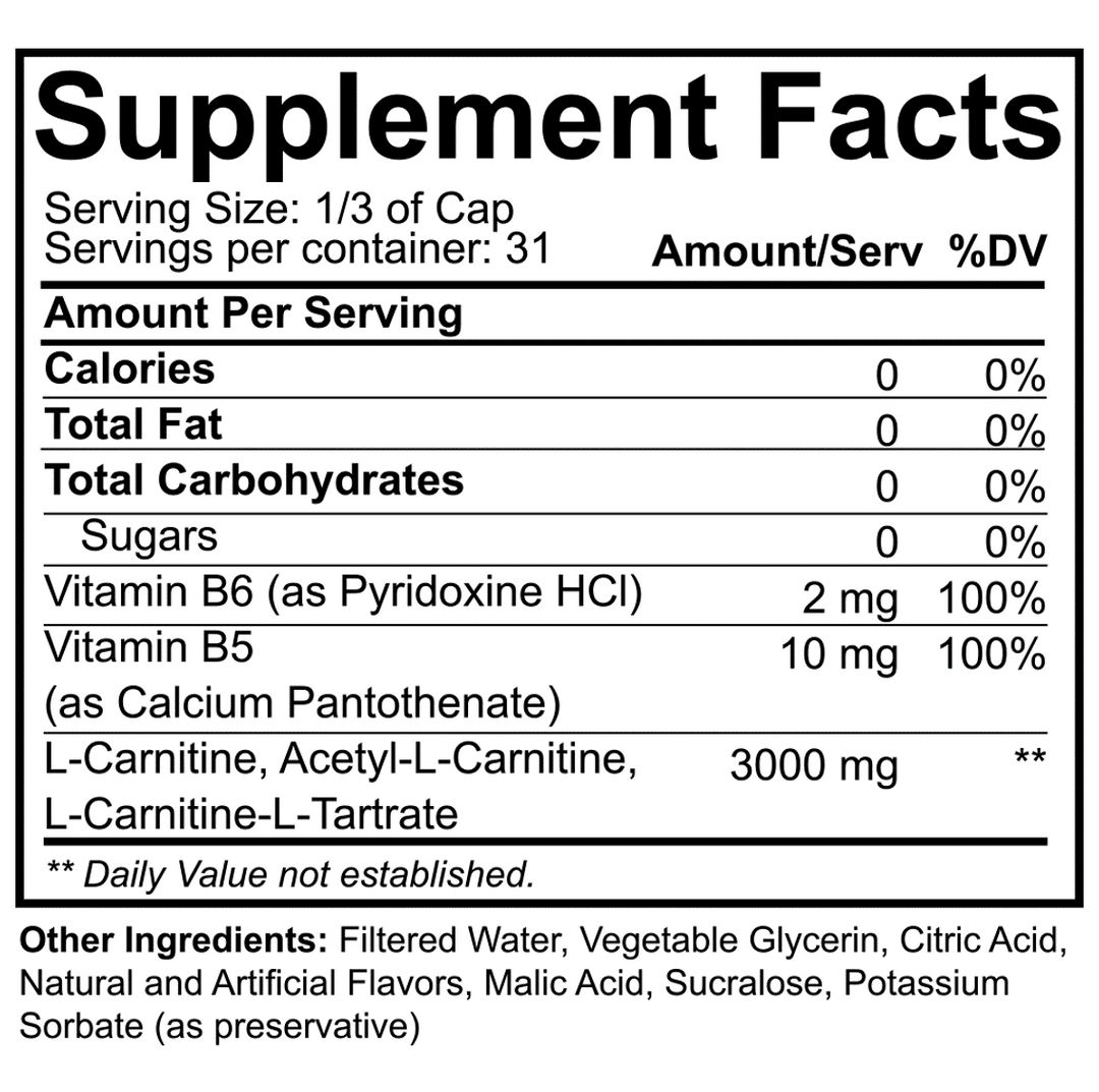 Nutrakey: L-Carnitine 3000 (16oz)