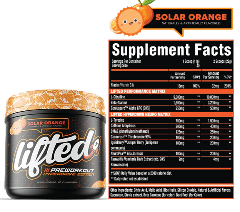 Musclesport: Lifted Hyperdrive (440g)
