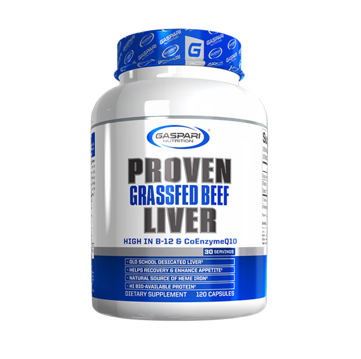 Gaspari: Proven Liver Beef Grassfed (120 caps)