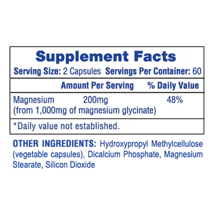 Hi-Tech: Magnesium Glycinate (120 ct)