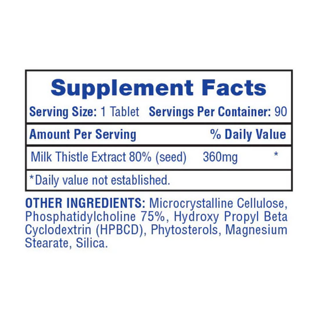Hi-Tech: Milk Thistle  (90 tabs)