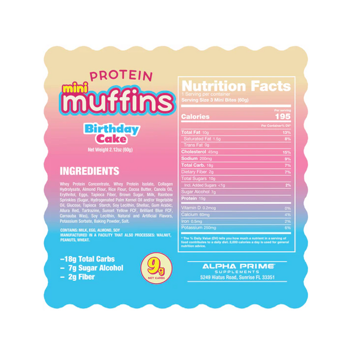 Prime Bites Mini Muffins (12pk)