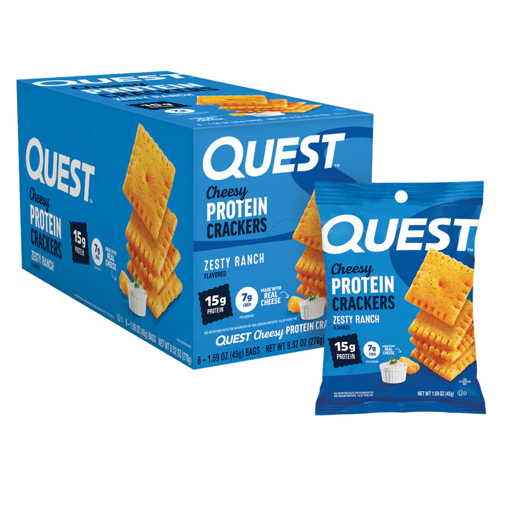 Quest Cheese Crackers (15g protein)