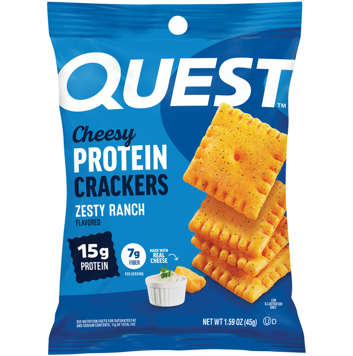 Quest Cheese Crackers (15g protein)