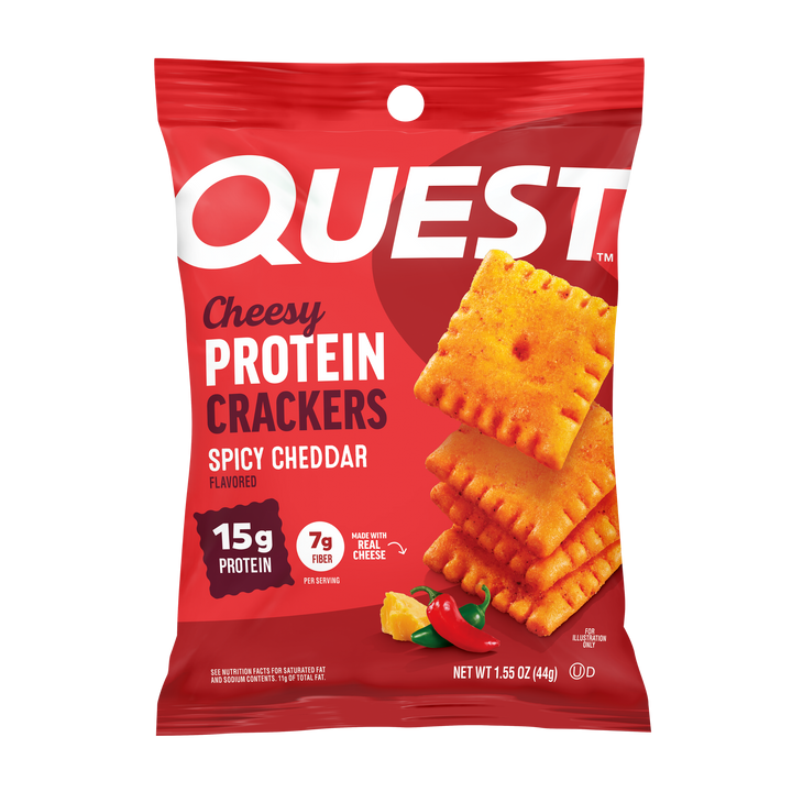 Quest Cheese Crackers (15g protein)