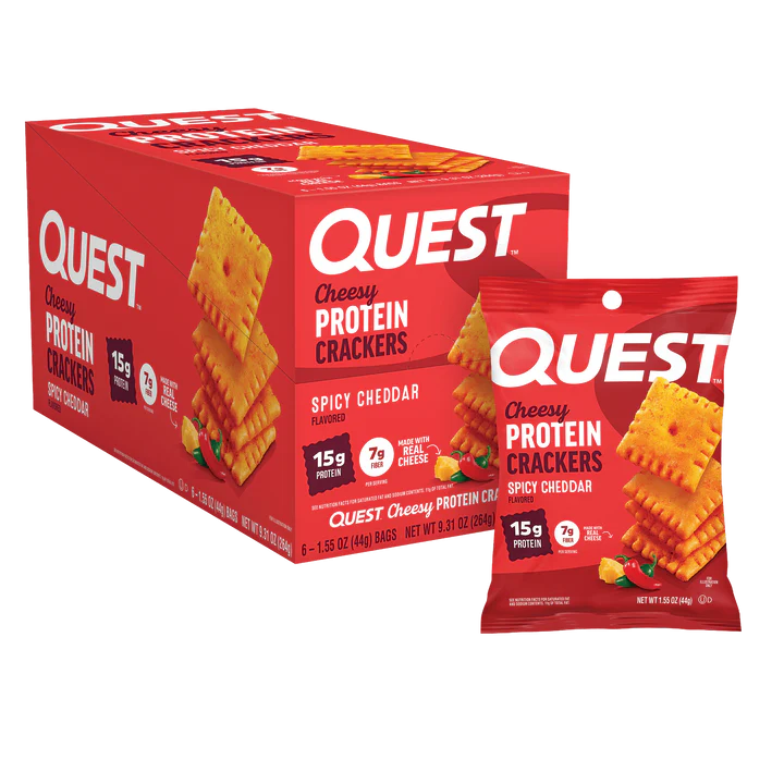 Quest Cheese Crackers (15g protein)