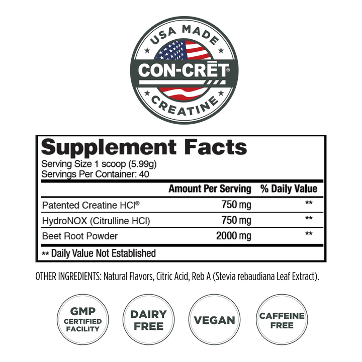 Con-Cret: Nitrix Oxide Blood Orange (240g)