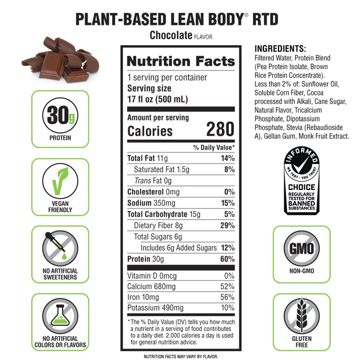 Labrada Lean Body Plant (12pk/17oz)
