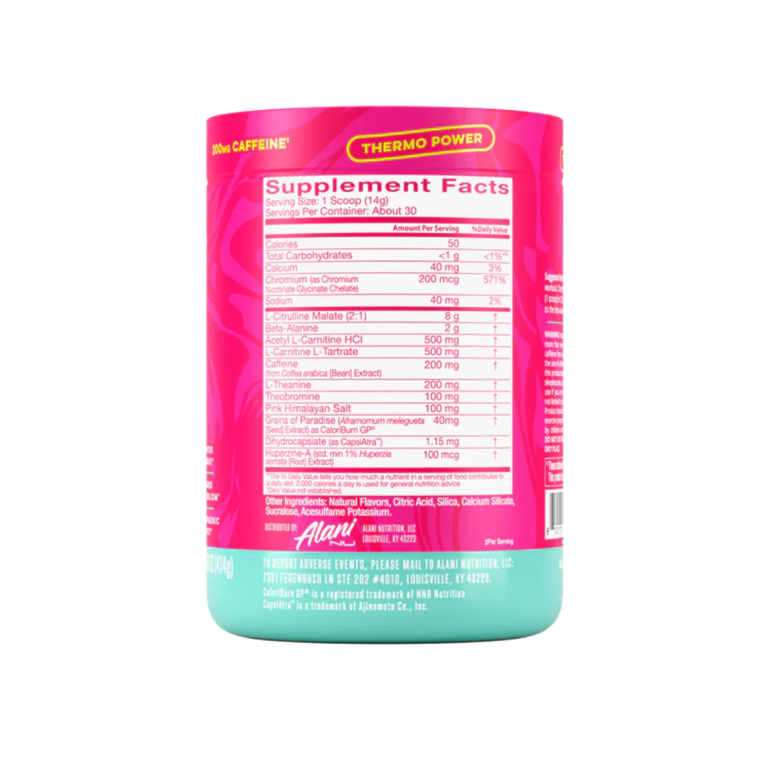 Alani Nu: Pre-Workout + Burn (14oz)