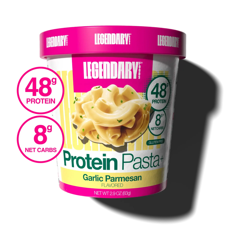 Snack: Legendary Protein Pasta: 47g Garlic Parmesan (6pk)