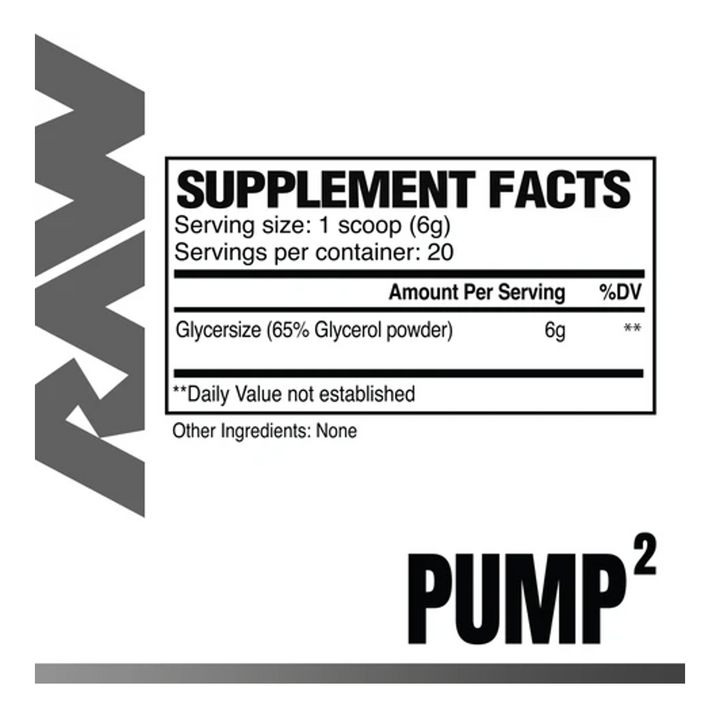 RAW Nutrition: Pump2 Unflavored (120g)