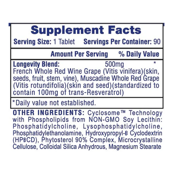 Hi-Tech: Resveratrol (90 tabs)