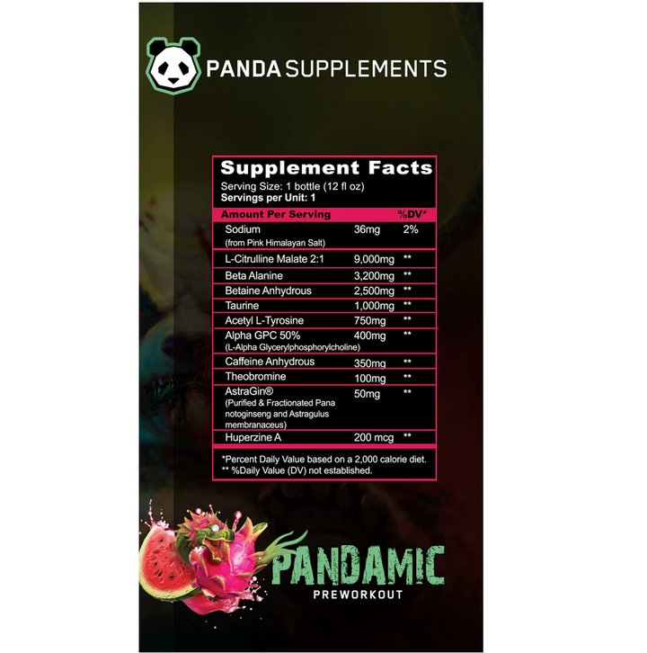 RTD: Panda: Pandamic Pre (12/12oz)