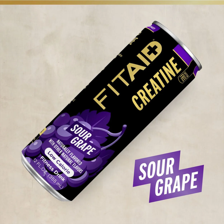 LifeAid FitAid RX + Creatine Grape - (12/12oz)