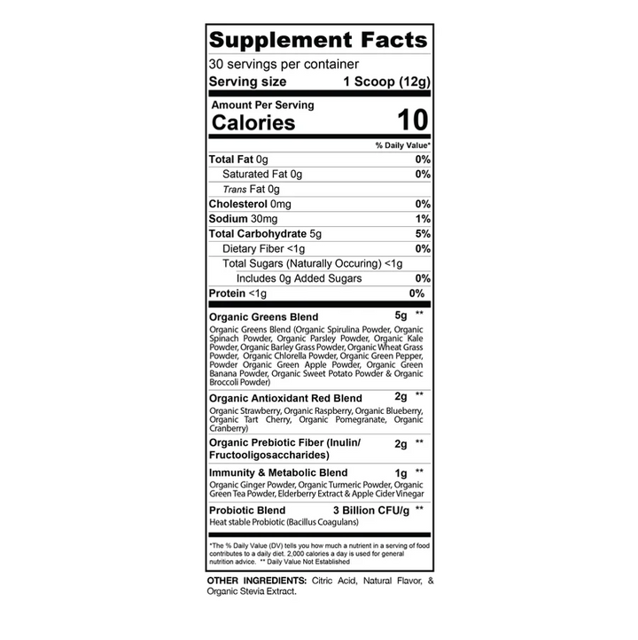 Gaspari: Proven Greens & Reds (360g)