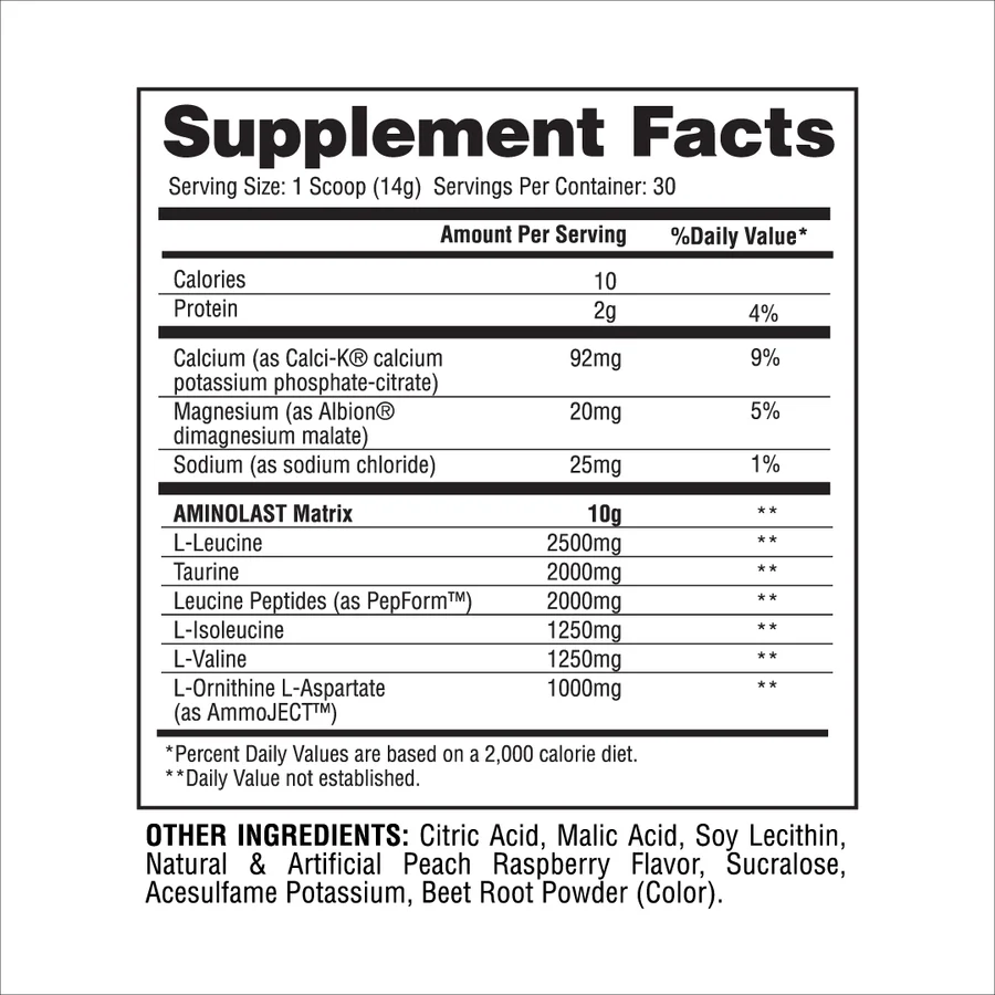 Gaspari: Aminolast: 420g