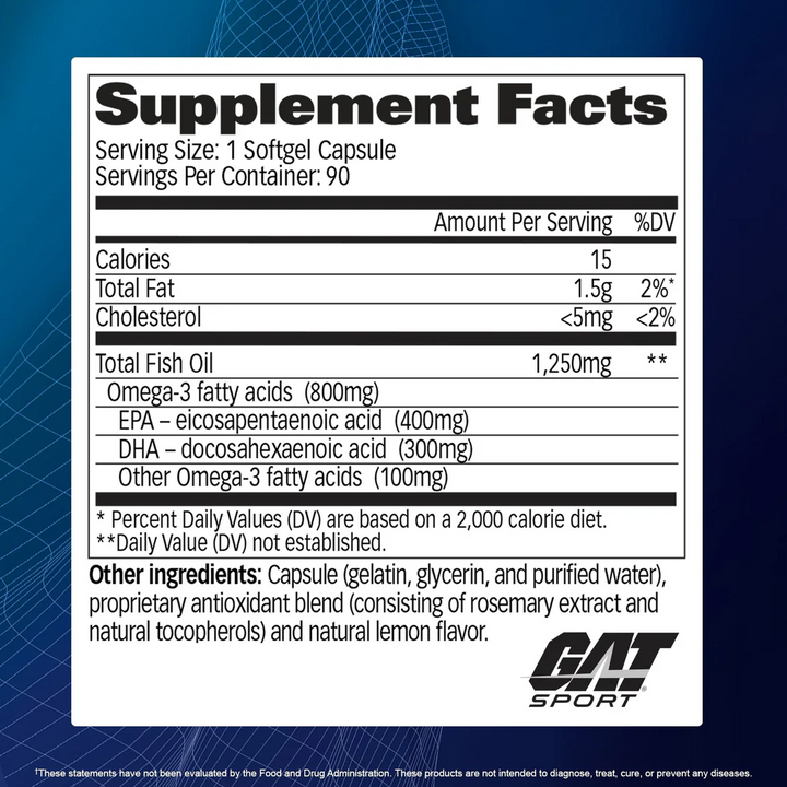 GAT: Omega-3 (90 softgel)